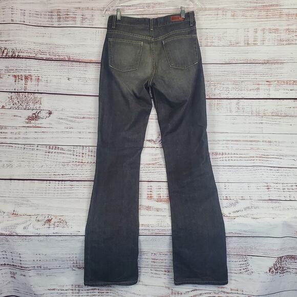 AG Adriano Goldschmied Black Jeans Sz 28 The Gemini Straight Y2K Low Rise Retro - Picture 2 of 12
